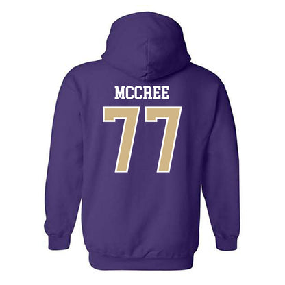 Washington - NCAA Football : Maximus McCree - Sports Shersey Hooded Sweatshirt-1