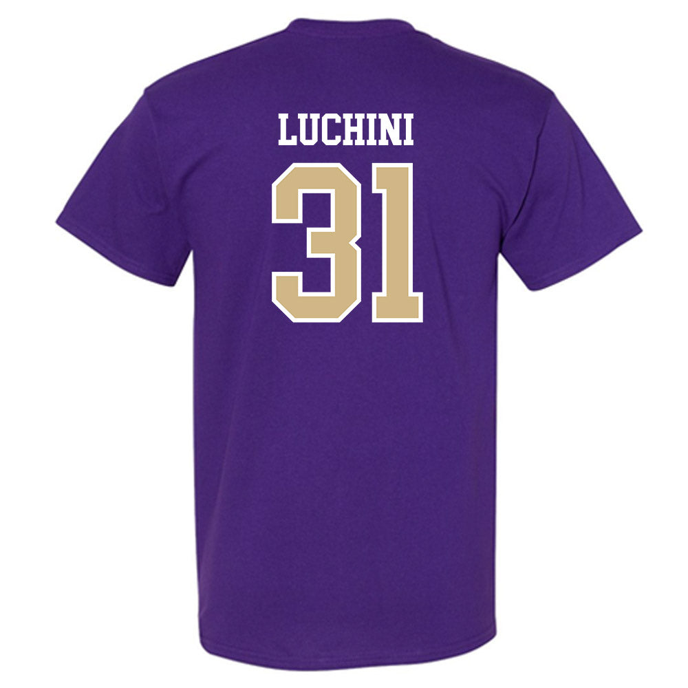 Washington - NCAA Football : Luke Luchini - Sports Shersey T-Shirt-1