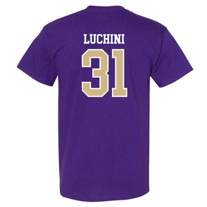 Washington - NCAA Football : Luke Luchini - Sports Shersey T-Shirt-1