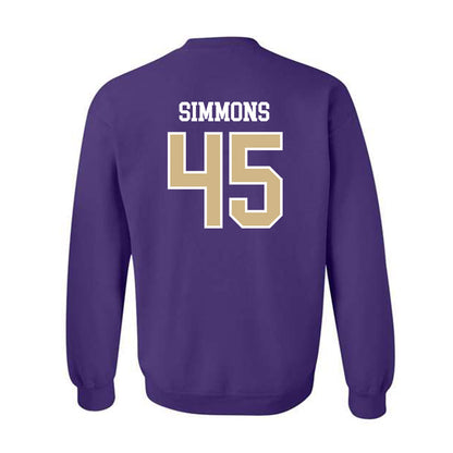Washington - NCAA Football : Austin Simmons - Sports Shersey Crewneck Sweatshirt-1