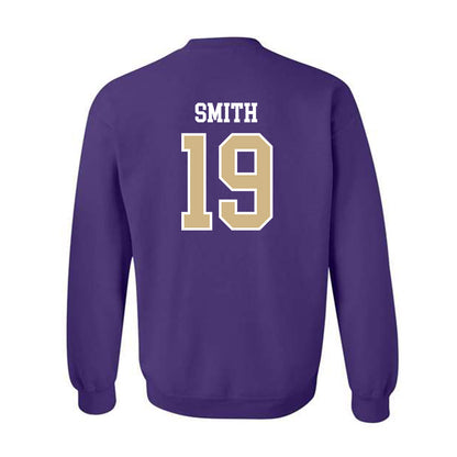 Washington - NCAA Football : Caleb Smith - Sports Shersey Crewneck Sweatshirt-1