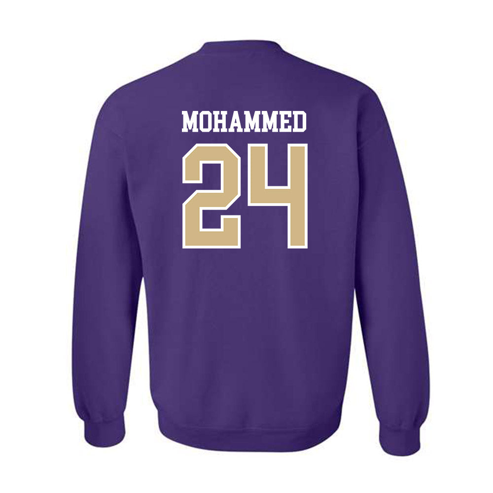 Washington - NCAA Football : Adam Mohammed - Sports Shersey Crewneck Sweatshirt-1