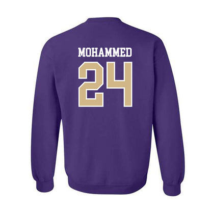 Washington - NCAA Football : Adam Mohammed - Sports Shersey Crewneck Sweatshirt-1