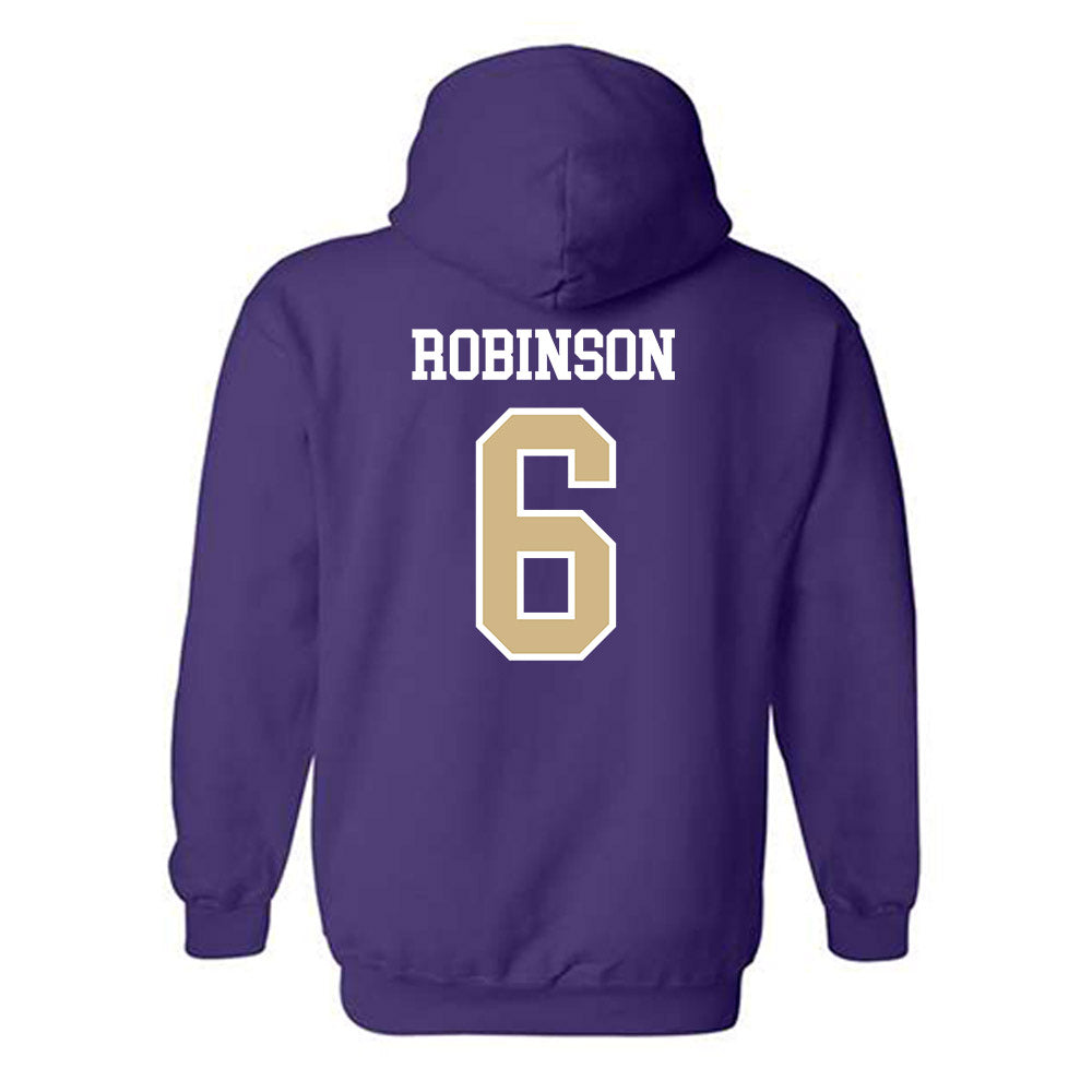 Washington - NCAA Football : Dylan Robinson - Sports Shersey Hooded Sweatshirt-1