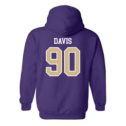 Washington - NCAA Football : Elinneus Davis - Sports Shersey Hooded Sweatshirt-1