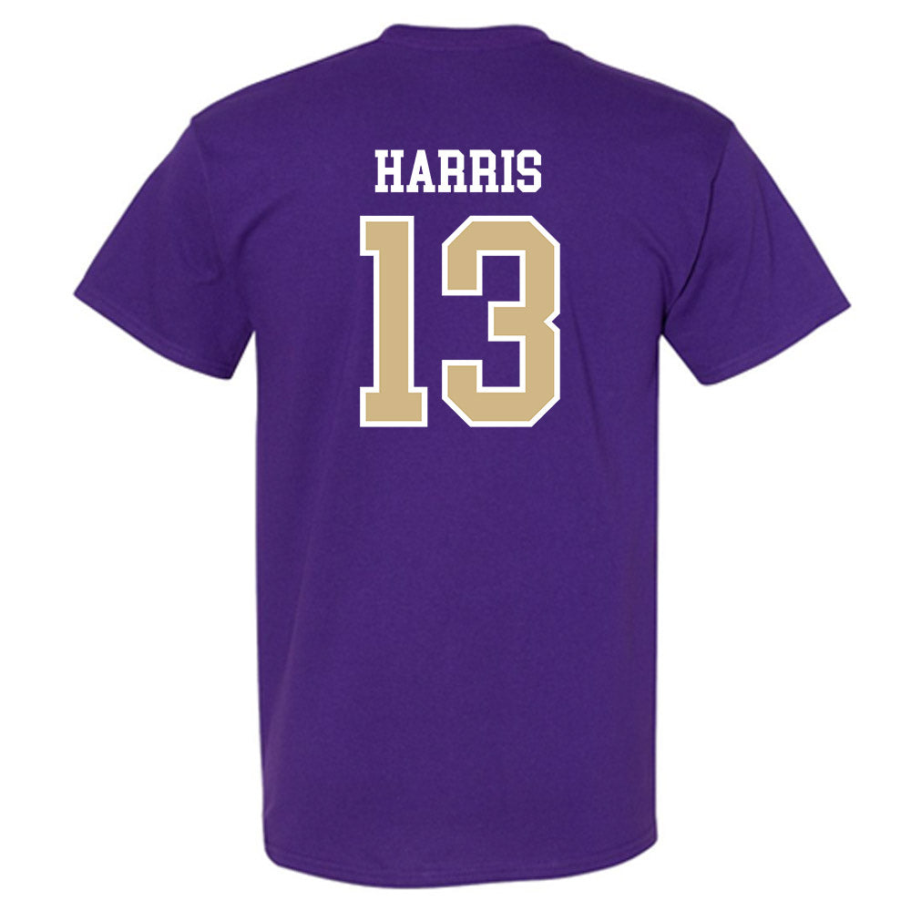 Washington - NCAA Football : Audric Harris - Sports Shersey T-Shirt-1