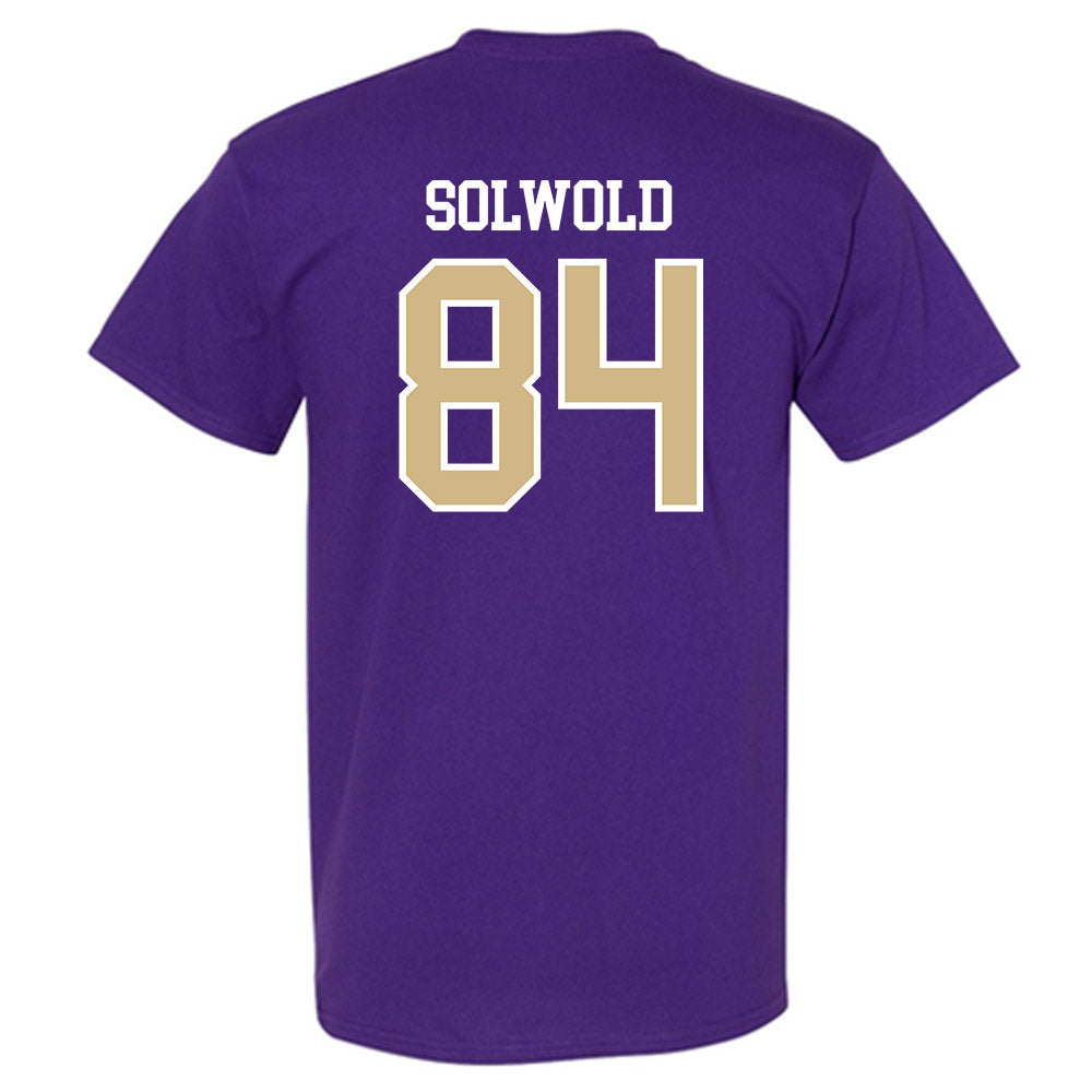 Washington - NCAA Football : Hunter Solwold - Sports Shersey T-Shirt-1