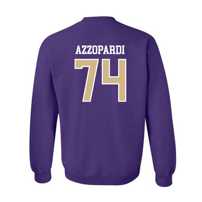 Washington - NCAA Football : Drew Azzopardi - Sports Shersey Crewneck Sweatshirt-1