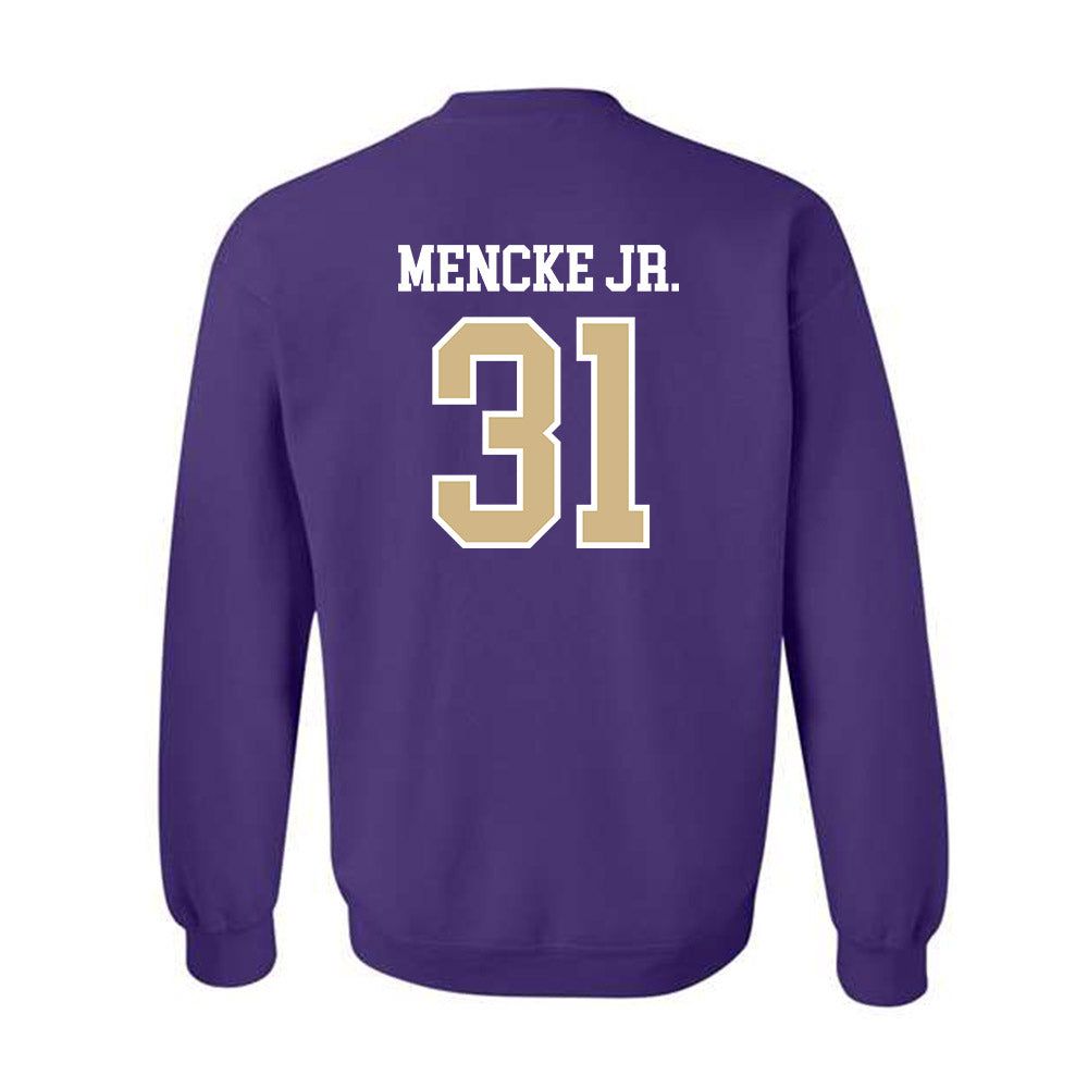 Washington - NCAA Football : Paul Mencke Jr. - Sports Shersey Crewneck Sweatshirt-1