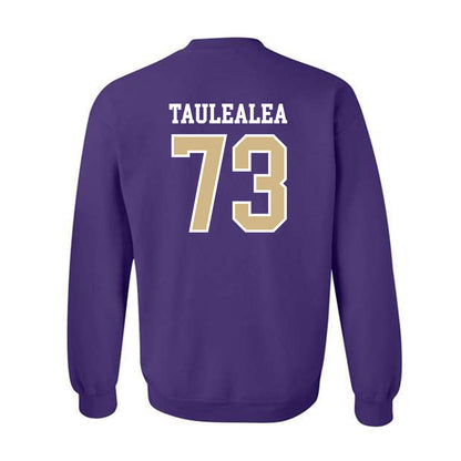 Washington - NCAA Football : Champ Taulealea - Sports Shersey Crewneck Sweatshirt-1