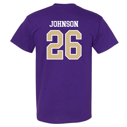 Washington - NCAA Football : Elias Johnson - Sports Shersey T-Shirt-1