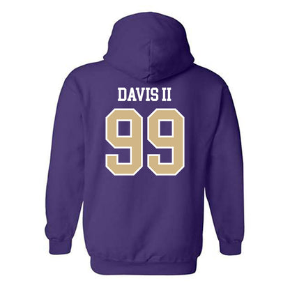 Washington - NCAA Football : Russell Davis II - Sports Shersey Hooded Sweatshirt-1