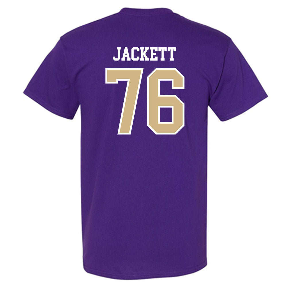 Washington - NCAA Football : Elishah Jackett - Sports Shersey T-Shirt-1