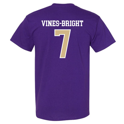 Washington - NCAA Football : Raiden Vines-Bright - Sports Shersey T-Shirt-1