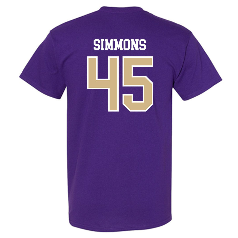 Washington - NCAA Football : Austin Simmons - Sports Shersey T-Shirt-1