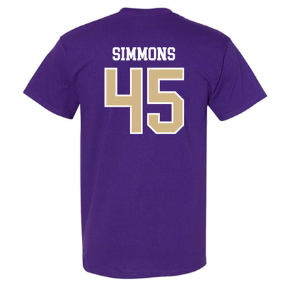 Washington - NCAA Football : Austin Simmons - Sports Shersey T-Shirt-1