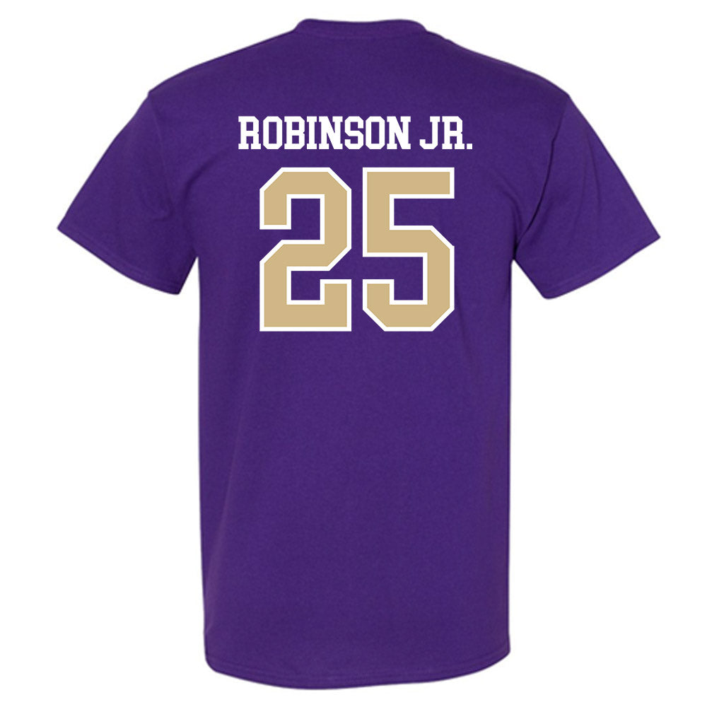 Washington - NCAA Football : Donovan Robinson Jr. - Sports Shersey T-Shirt-1