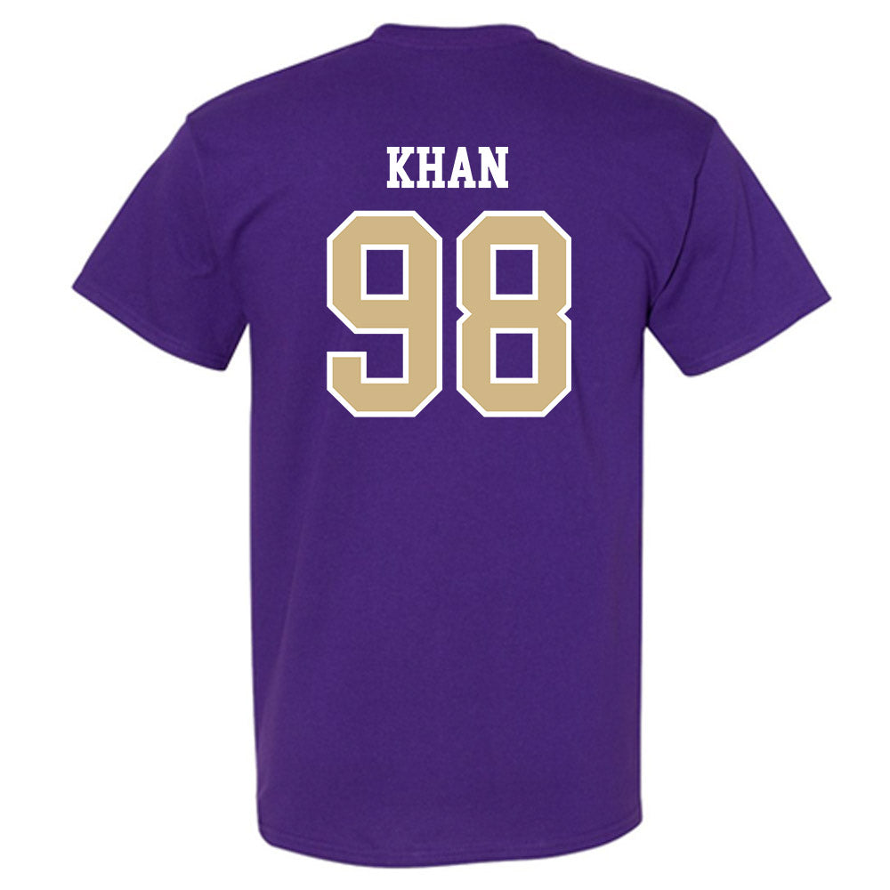 Washington - NCAA Football : Omar Khan - Sports Shersey T-Shirt-1