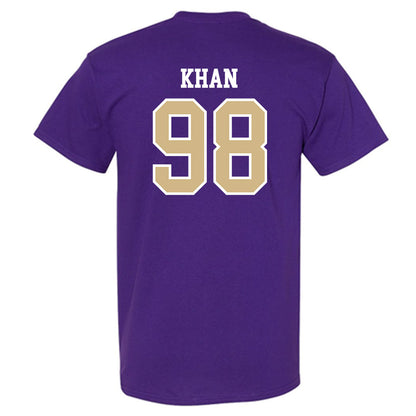 Washington - NCAA Football : Omar Khan - Sports Shersey T-Shirt-1