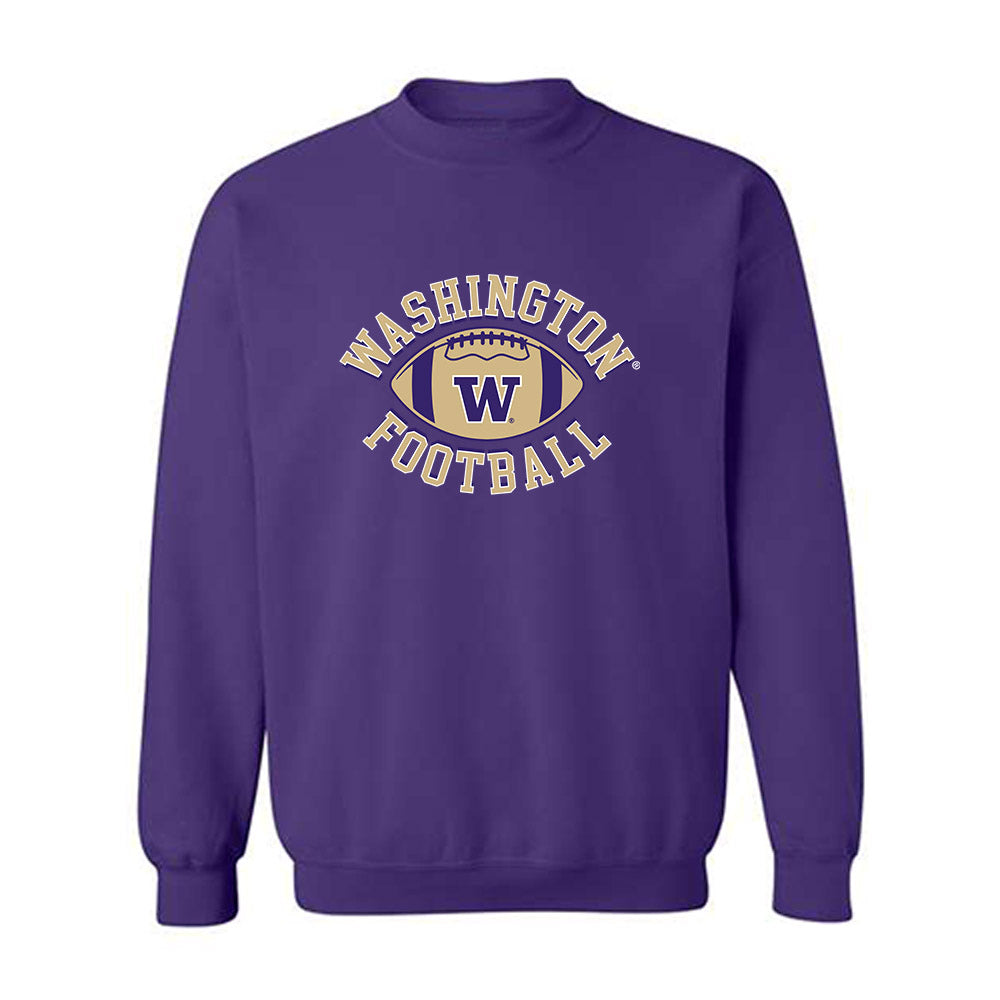 Washington - NCAA Football : Jonah Coleman - Sports Shersey Crewneck Sweatshirt-0