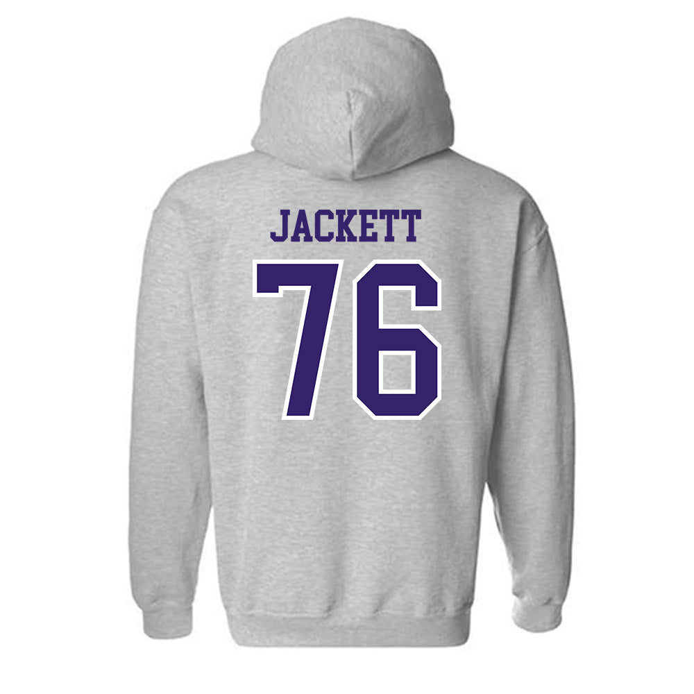 Washington - NCAA Football : Elishah Jackett - Sports Shersey Hooded Sweatshirt-1
