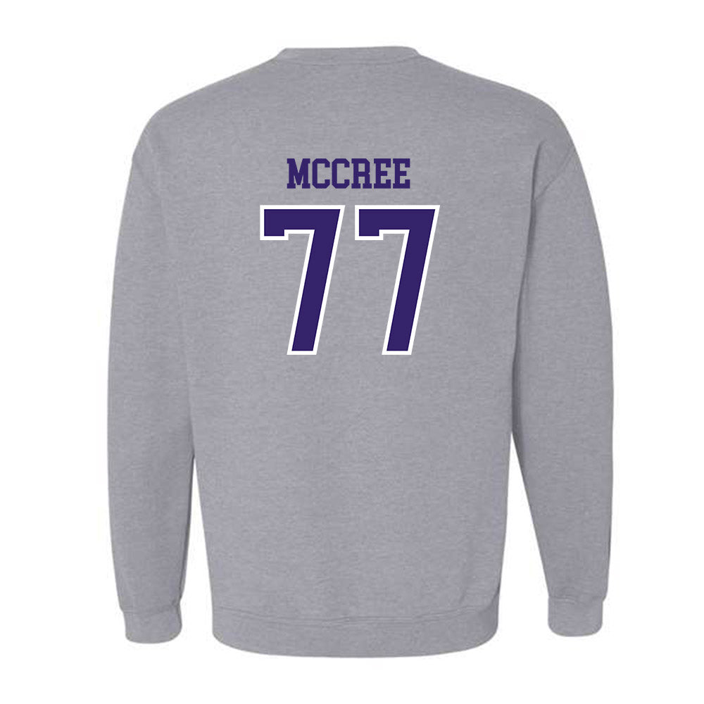 Washington - NCAA Football : Maximus McCree - Sports Shersey Crewneck Sweatshirt-1