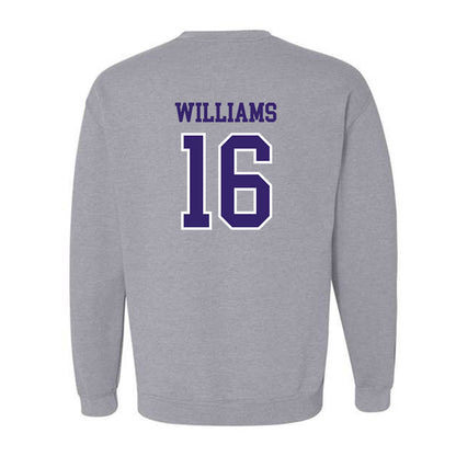 Washington - NCAA Football : Justice Williams - Sports Shersey Crewneck Sweatshirt-1