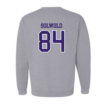 Washington - NCAA Football : Hunter Solwold - Sports Shersey Crewneck Sweatshirt-1