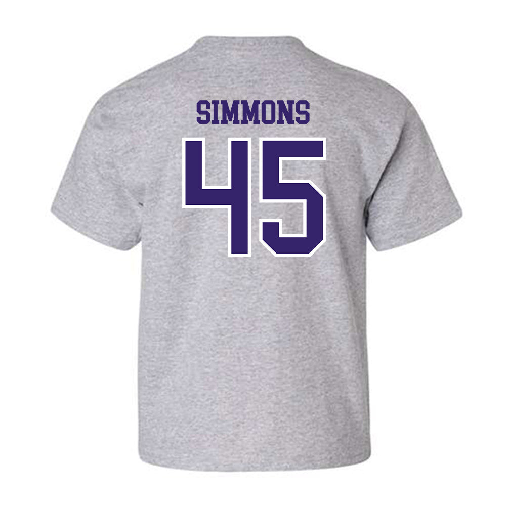 Washington - NCAA Football : Austin Simmons - Sports Shersey Youth T-Shirt-1
