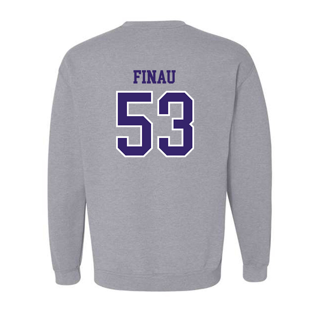Washington - NCAA Football : Paki Finau - Sports Shersey Crewneck Sweatshirt-1