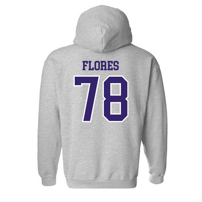 Washington - NCAA Football : Jake Flores - Sports Shersey Hooded Sweatshirt-1