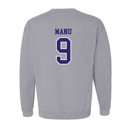 Washington - NCAA Football : Jacob Manu - Sports Shersey Crewneck Sweatshirt-1