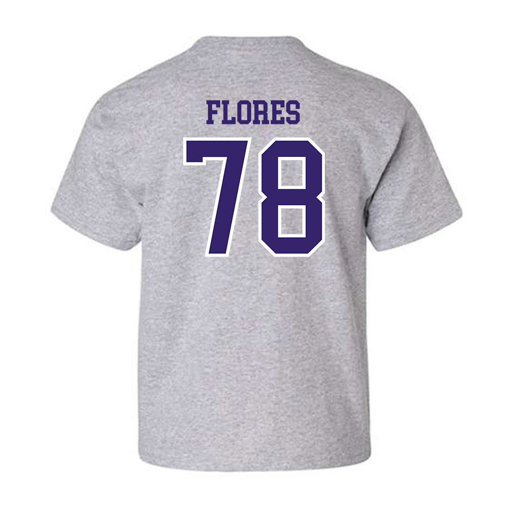 Washington - NCAA Football : Jake Flores - Sports Shersey Youth T-Shirt-1