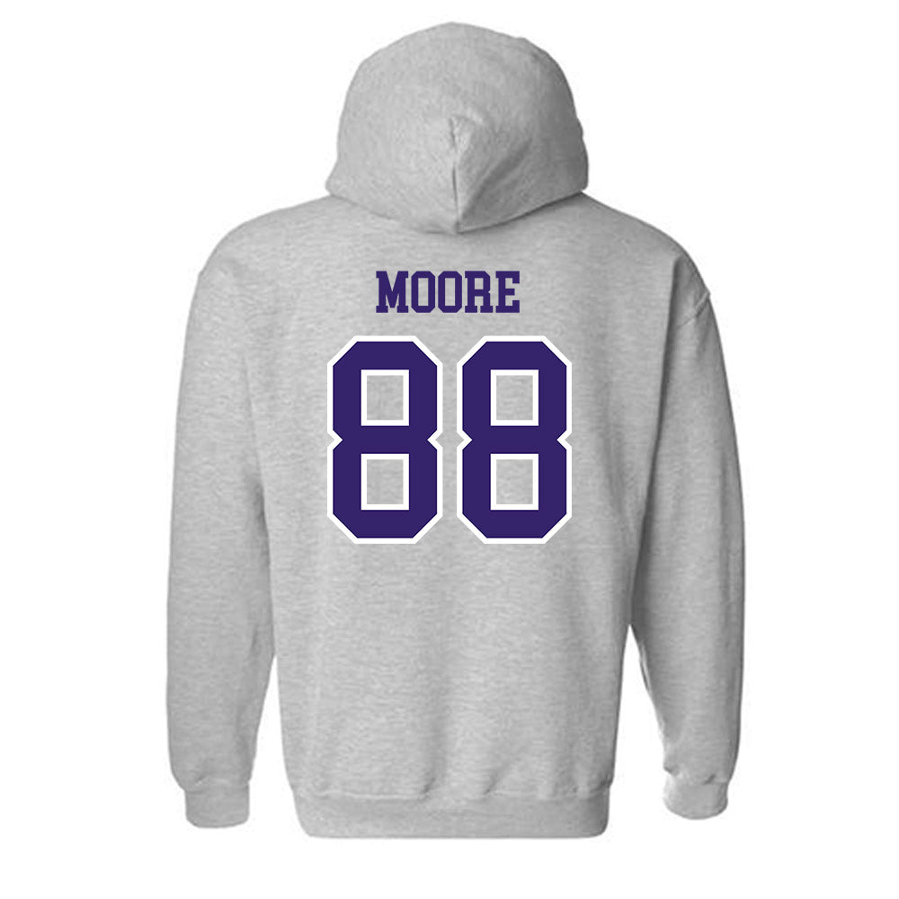 Washington - NCAA Football : Quentin Moore - Sports Shersey Hooded Sweatshirt-1