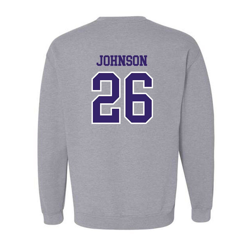 Washington - NCAA Football : Elias Johnson - Sports Shersey Crewneck Sweatshirt-1
