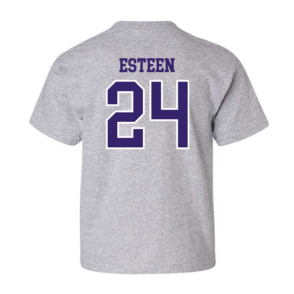 Washington - NCAA Football : Makell Esteen - Sports Shersey Youth T-Shirt-1