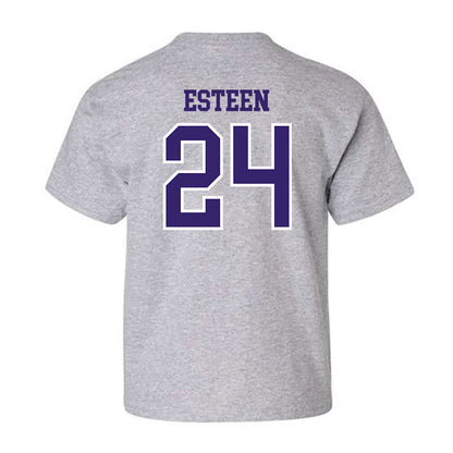 Washington - NCAA Football : Makell Esteen - Sports Shersey Youth T-Shirt-1