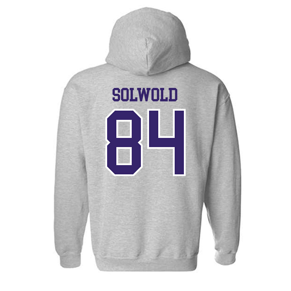 Washington - NCAA Football : Hunter Solwold - Sports Shersey Hooded Sweatshirt-1