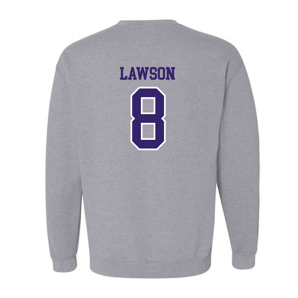 Washington - NCAA Football : Chris Lawson - Sports Shersey Crewneck Sweatshirt-1