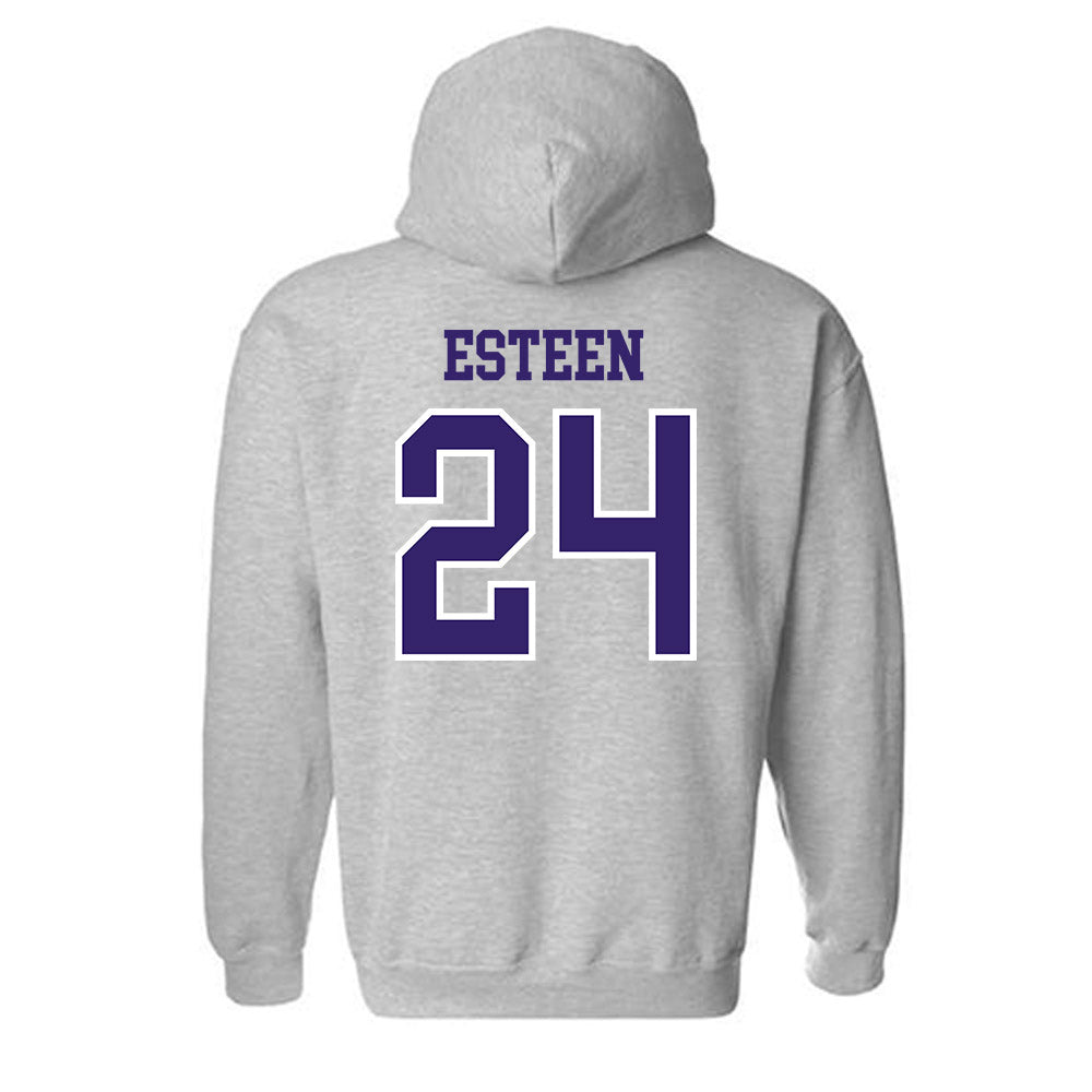 Washington - NCAA Football : Makell Esteen - Sports Shersey Hooded Sweatshirt-1