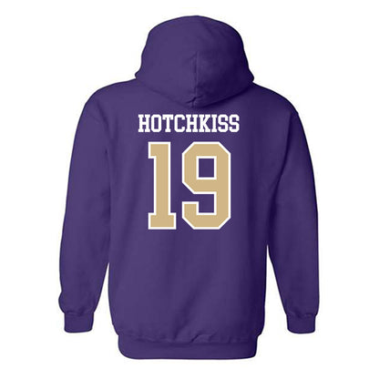 Washington - NCAA Baseball : Jackson Hotchkiss - Sports Shersey Hooded Sweatshirt-1
