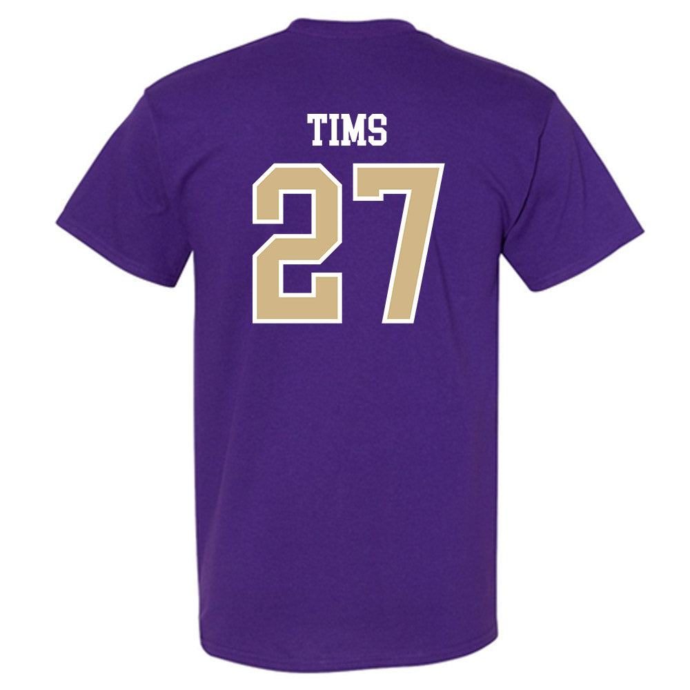 Washington - NCAA Baseball : Justin Tims - Sports Shersey T-Shirt-1