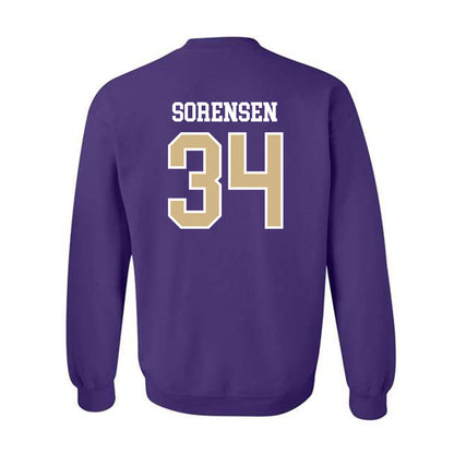 Washington - NCAA Baseball : Noah Sorensen - Sports Shersey Crewneck Sweatshirt-1