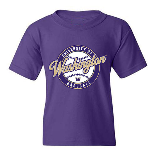 Washington - NCAA Baseball : Justin Tims - Sports Shersey Youth T-Shirt-0
