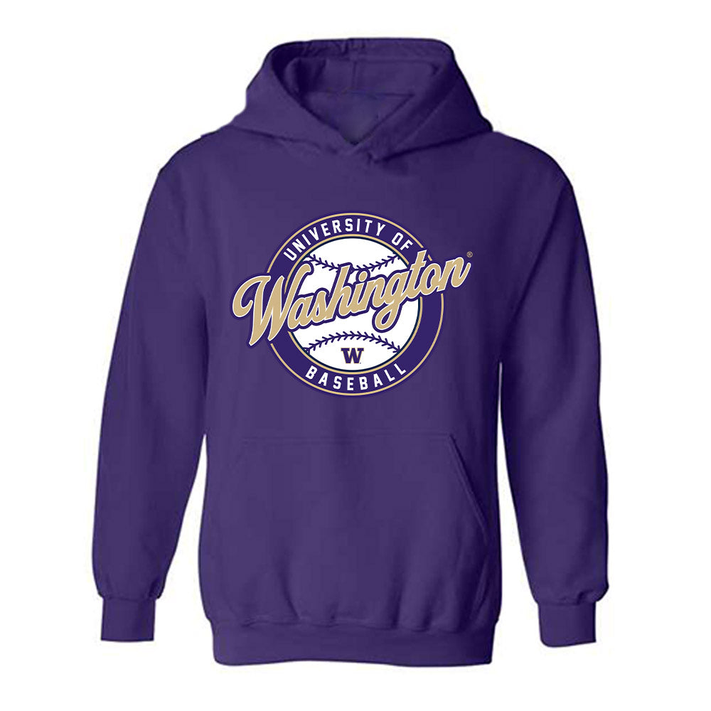 Washington - NCAA Baseball : Noah Sorensen - Sports Shersey Hooded Sweatshirt-0