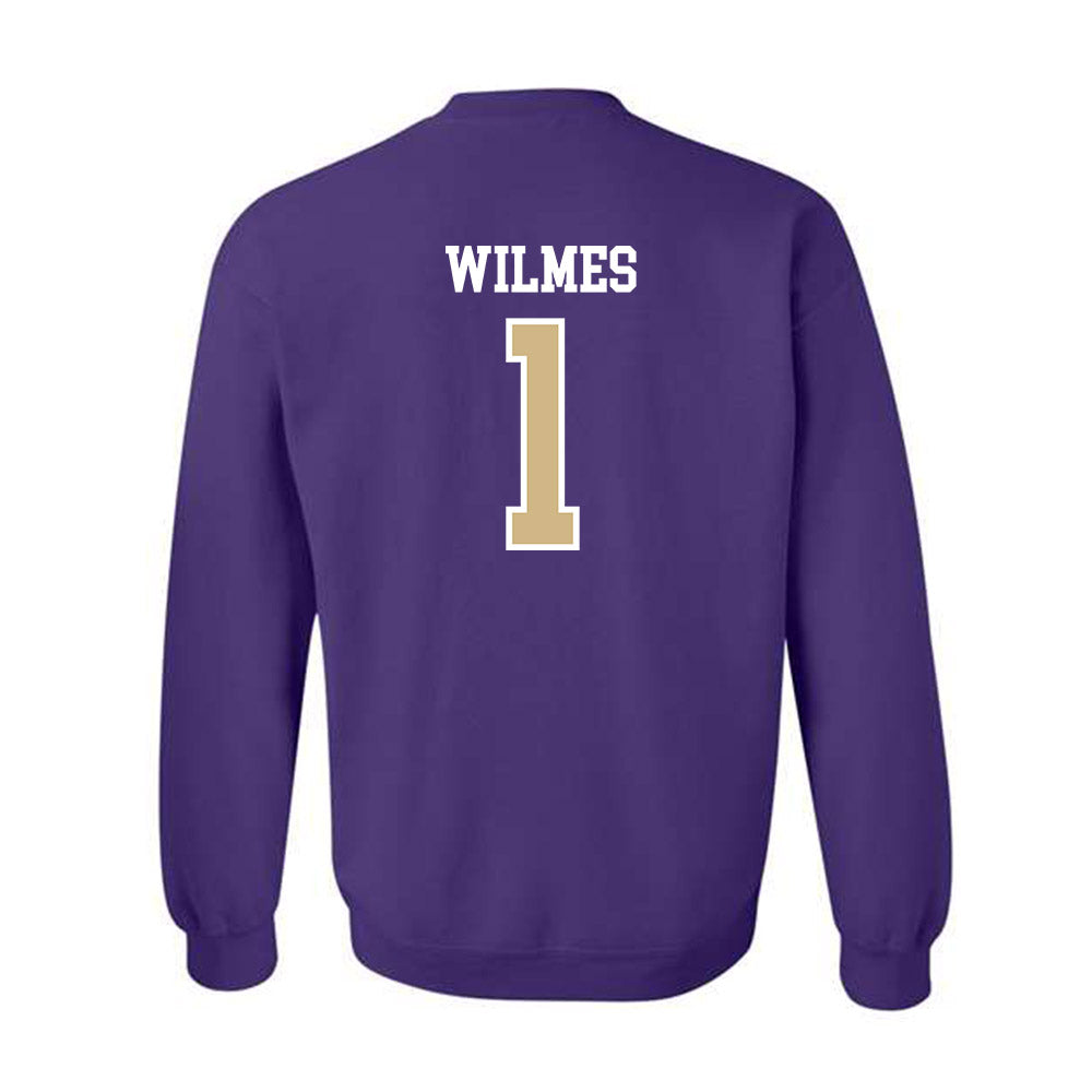 Washington - NCAA Women's Volleyball : Audra Wilmes - Sports Shersey Crewneck Sweatshirt-1