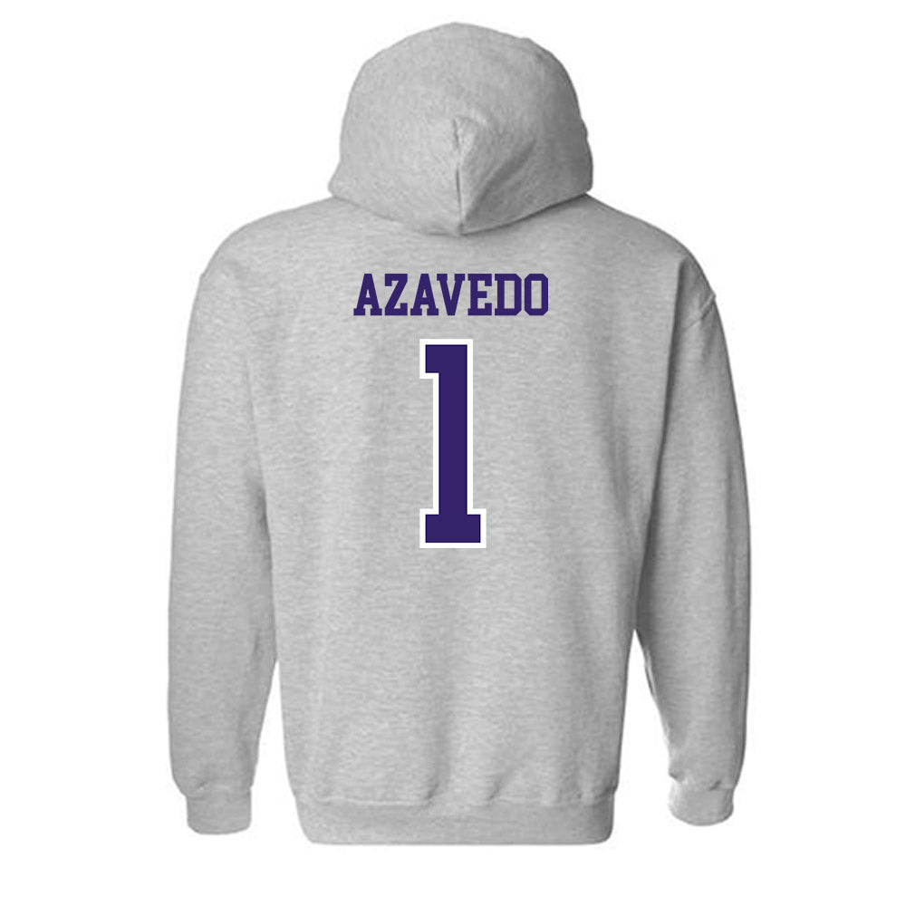 Washington - NCAA Women's Volleyball : Addy Azavedo - Sports Shersey Hooded Sweatshirt-1