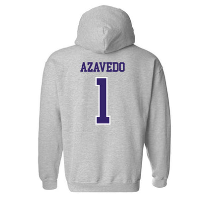 Washington - NCAA Women's Volleyball : Addy Azavedo - Sports Shersey Hooded Sweatshirt-1