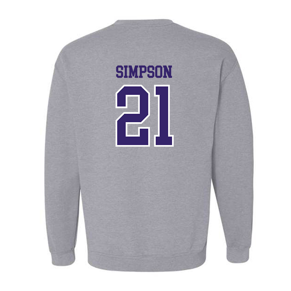 Washington - NCAA Women's Volleyball : Taylor Simpson - Sports Shersey Crewneck Sweatshirt-1