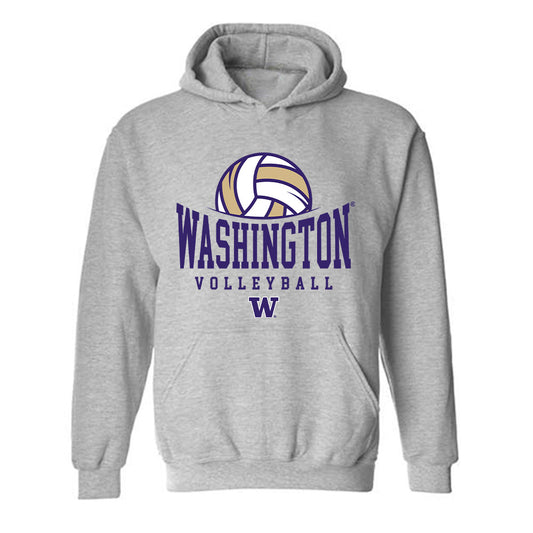 Washington - NCAA Women's Volleyball : Addy Azavedo - Sports Shersey Hooded Sweatshirt-0